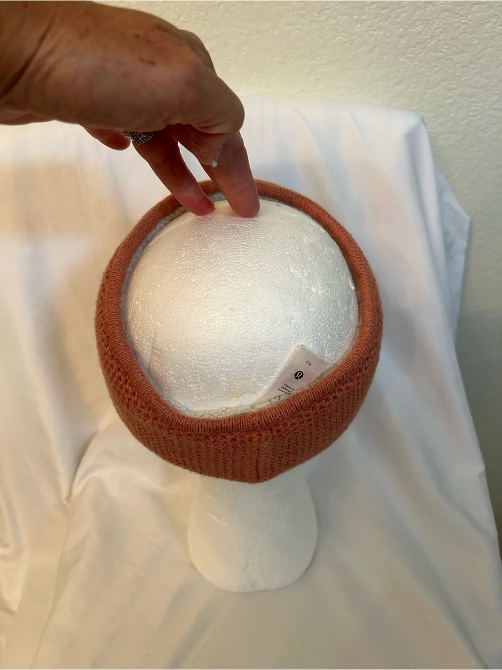 Lululemon Knit Wide Headband/Ear Warmer Rust Orange